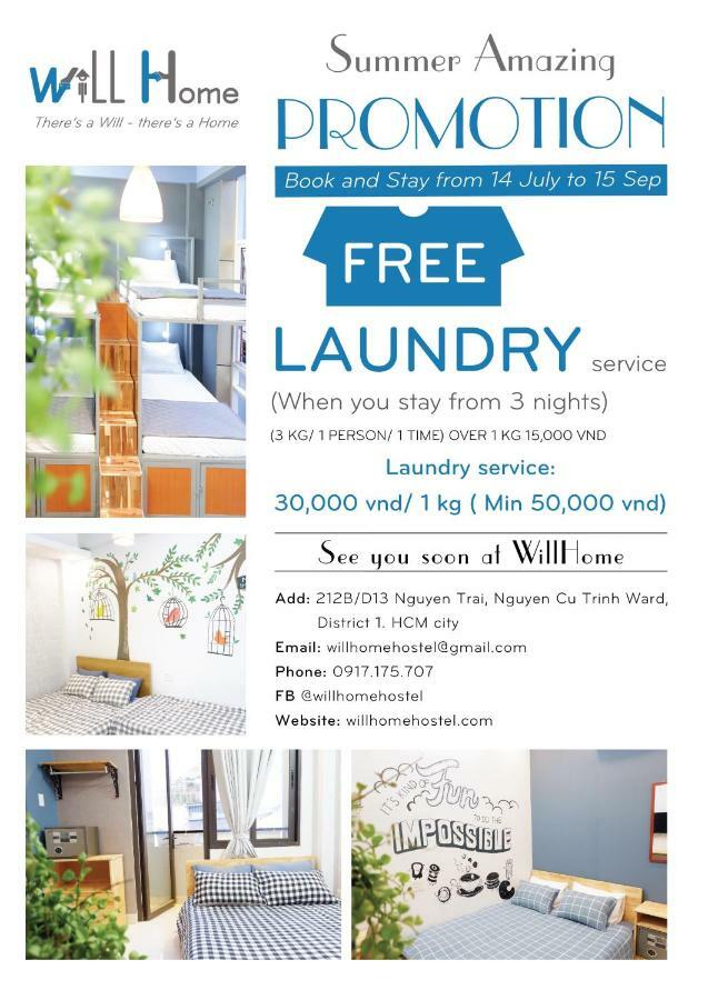 הו צ'י מין סיטי Willhome Hostel מראה חיצוני תמונה